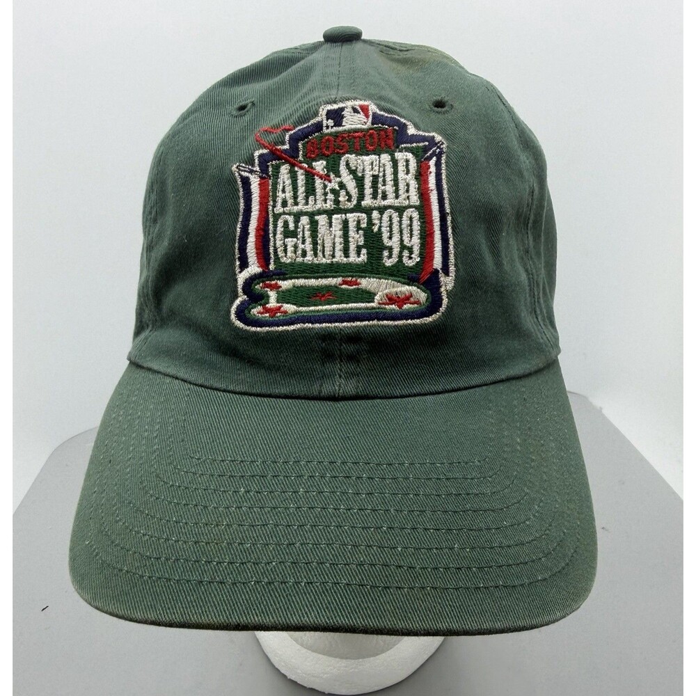 Vintage 1999 Twins Enterprise Baseball Cap All Stars Game Green Strapback